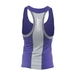 Womens Hybrid Tank - Blue iris