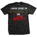 Caffeine and Hate T-Shirt - Black