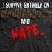 Caffeine and Hate T-Shirt - Black