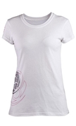 Womens Paisley Tee - White