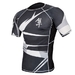 Metaru Rashguard S/S - Black/White