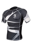 Metaru Rashguard S/S - Black/White