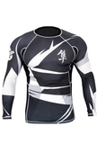 Metaru Rashguard L/S - Black/White