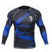 Metaru Rashguard L/S - Black/Blue