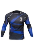 Metaru Rashguard L/S - Black/Blue