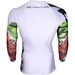 Collage Performance Silver Rashguard Long Sleeve - White