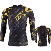 Droid Performance Rashguard Long Sleeve - Black/Yellow