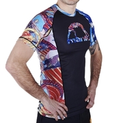 Short Sleeve Rashguard Budo - Black