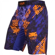 Neo Camo Fightshorts - Blue/Orange