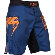 Train Hard Hit Heavy Fightshorts - Blue/Black