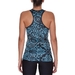 Fusion tank top - Blue/Black