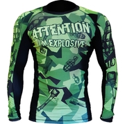 Grenade L/S - Green/Black