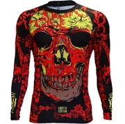 Skull Folk L/S - Black/Red