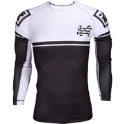 Ranked White L/S - Black/White