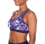 Neo Camo Sport Bra - Purple