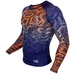 Tropical Compression T-Shirt - Blue/Orange