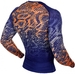 Tropical Compression T-Shirt - Blue/Orange