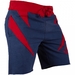 Jaws Cotton Shorts - Navy/Red