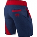 Jaws Cotton Shorts - Navy/Red