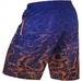 Tropical Fitness Shorts - Blue/Orange