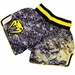 Tramo Muay Thai Shorts - Black/Yellow