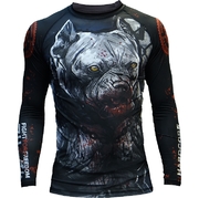 Pitbull City Rashguard L/S - Black