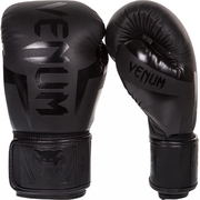 Elite Boxing Gloves - Black/Black