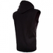 Contender 2.0 Sleeveless Hoody - Black