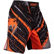 Pixel Fightshorts - Black/Orange