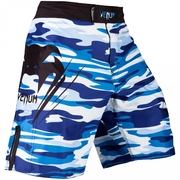 Wave Camo Fightshorts - Blue