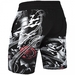 Samurai Skull Training Shorts - Black