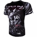 Samurai Skull Rashguard S/S - Black