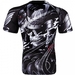 Samurai Skull Rashguard S/S - Black