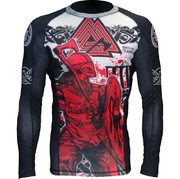 Viking 2.0 Rashguard L/S - Black/Red