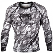 Tecmo Rashguard - L/S - Black/Grey