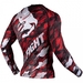 Tecmo Rashguard - L/S - Red/White