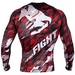 Tecmo Rashguard - L/S - Red/White